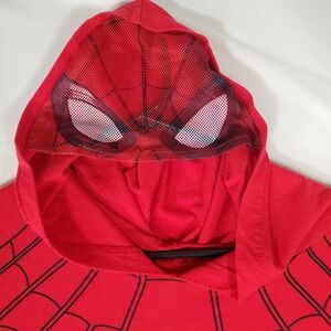 Marvel Spider-Man Homecoming Costume Hoodie T-Shirt Red XXL Mad Engine Mask